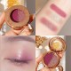 two-color eye shadow pumpkin color earth color matte gold glitter eye shadow palette student waterproof niche two-color eye shadow pumpkin color earth color matte gold glitter eye shadow palette student waterproof niche