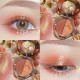 two-color eye shadow pumpkin color earth color matte gold glitter eye shadow palette student waterproof niche two-color eye shadow pumpkin color earth color matte gold glitter eye shadow palette student waterproof niche