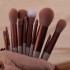 13 milk tea color makeup brush set complete set